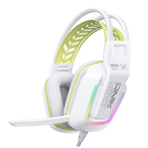 Onikuma X13 Wired Gaming Headphones Compatible with PS4/PS5/PC - White